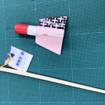 わくわく工作室「紙ロケット」